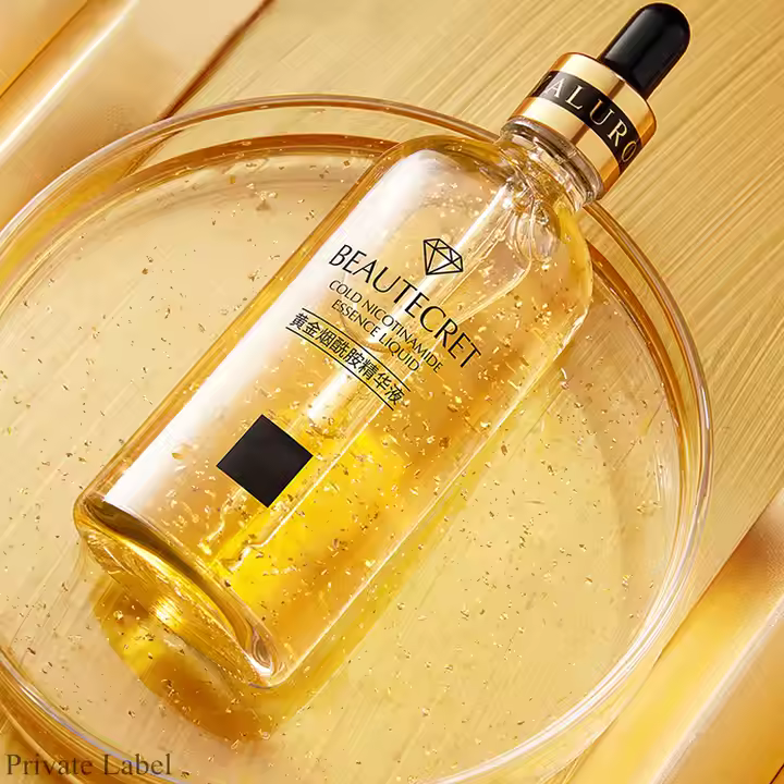 Ser Antirid cu Foite Aur 24K și Acid Hialuronic - Hidratare și Strălucire pentru Ten