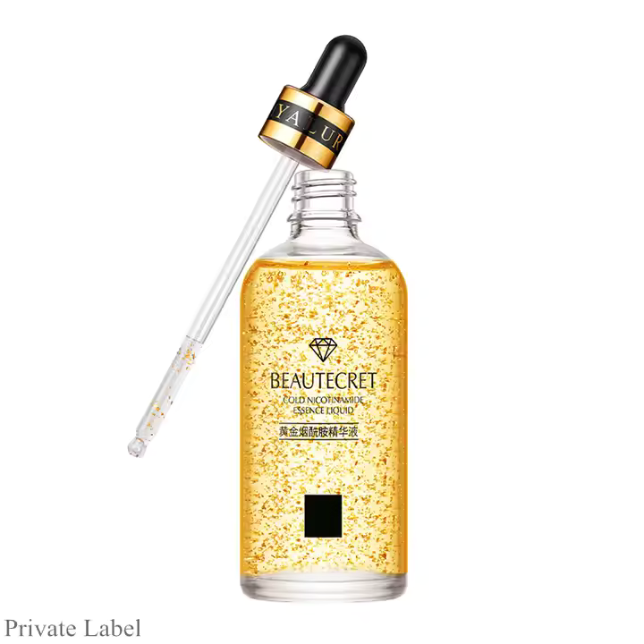 Ser Antirid cu Foite Aur 24K și Acid Hialuronic - Hidratare și Strălucire pentru Ten