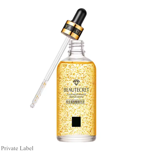 Ser Antirid cu Foite Aur 24K și Acid Hialuronic - Hidratare și Strălucire pentru Ten